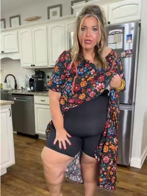 Shapewear shorts that I can MOVE AND BREATHE IN!!! I’m a size 24W and 5’6” wearing the 4X in this plus size piece! #tiktokshopcreatorpicks 