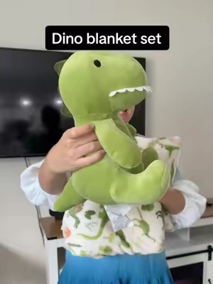 #dinoblanketset#dinoblanket#dinosaurgift#setforkids#blanketsforkids 