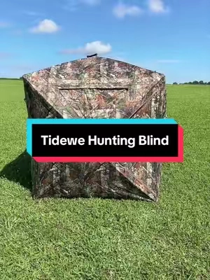 TIDEWE Hunting blind for deer season @tideweofficial #huntingblind #huntinggear #huntingseason #deerseason #huntingtiktok 