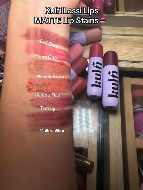all the ways to get Kulfi Lassi Lips Matte Blur Lip Stain and the bundles are only available here!! #lassilipsmatte #lipstain #tiktokshopcosmetics @Kulfi Beauty 