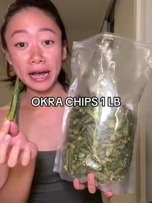 #ad #okrachips #okra #vegetablechips #TikTokshopbacktoschool  Affiliate disclosure: I may earn a commission from purchases made through my link. I am not the manufacturer or seller of this product and am not responsible for product formulation, manufacturing, ingredient accuracy, nutritional content, allergen information, dietary suitability, storage, or individual outcomes. This product is a food snack and is not intended to diagnose, treat, cure, or prevent any disease. Individual tastes and experiences may vary. Please review all ingredients, nutrition information, allergen details, storage instructions, and warnings before consuming.