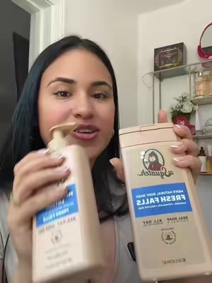 Jabón líquido y crema hidratante para hombre #drsquatch #showergel #menscare
