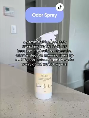 Because some smells need more than just covering up 😅🙌 A few sprays and everything smells SO much fresher! #OdorNeutralizer #FreshHome #CleaningMustHave #HomeCleaning #cleaninghacks 