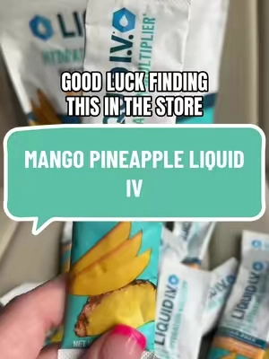 This bingo pineapple flavor sells out so fast ☀️ @Liquid I.V. #electrolytes #hydration 