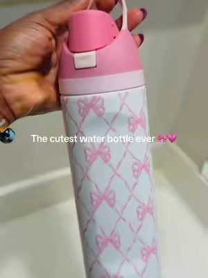 Hydration just got way cuter 🎀✨ #waterbottle #cute finds #hydrationtok