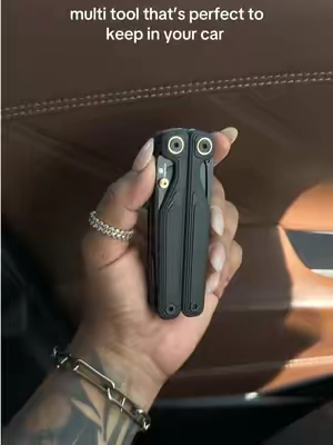 Ladies this is the tool I keep in my car at all times ✨🫶🏽 #leatherman #leathermantools #handheldtools 