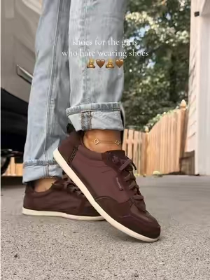 like a dainty ballet flat and a sneaker had a baby 🤎🧸🤎 @HeyDude #heydudeshoes #sneakerinas #heydudesneakerinas #womensheydudes 