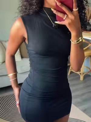 Dress linked 🔗 #dress #blackdress #tiktokmademebuyit #tiktokshopfinds #tiktokshop 