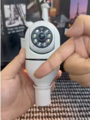 Hawkray 4MP Smart Light Bulb Wireless security camera #tiktokshop #foryou #summervibes☀️ #dealsforyoudays #summerwins 