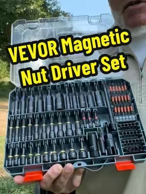 VEVOR 80-Piece Magnetic Multi Nut Driver Set #toolset, #vevor, #mechanictools, #tooltok, #TikTokshopbacktoschool 