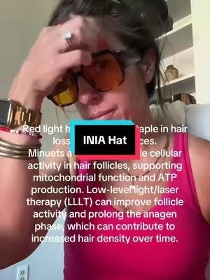 🧬Red light + low-level laser therapy isn’t just about “more light”—it’s about delivering specific wavelengths of light to the scalp that can interact with cells in the hair follicle. 🔬 Consistency matters—and this is why red light/laser technology is being studied for hair-growth support. ✨  @INIA Official 