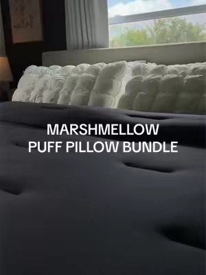 Dorm room girlies this bundle was made for you ☁️🩷 @Mellow Sleep  #mellowsleep #marshmellowcomforter #puffpillow #mellowbundle #backtoschool 