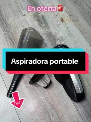 Mini Cordless Handheld Vacuum Cleaner | Powerful Suction for Pet Hair, Dust, Crumbs & Small Messes | Perfect for Home & Car Cleaning | Lightweight, Portable & Wireless with Multiple Attachments | Quick Clean Anytime Anywhere #tiktokshopcreatorpicks #aspiradoraportatil #paraelcarro #limpiezadelcarro #limpiezadelhogar🏡 