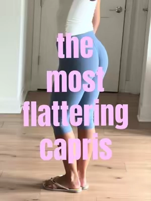 no front seam AND invisible butt scrunch! my fav pair of capris  #capris #capri 