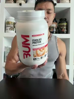 Raw Nutrition CBUM Whey Protein ITHOLATE - Peaches & Cream #rawnutrition #cbum #proteinreview @getrawnutrition 