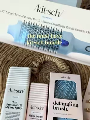 FREE SHIPPING ✨ #kitsch #hairtok #thermalbrush #giftideasforher 