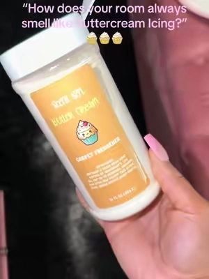 @Scent Szn carpet fresheners always keep my room smelling absolutely delicious🧁 #carpetfreshener #roomfreshener #roomfragrance #dealsforyoudays #tiktokshopcreatorpicks 