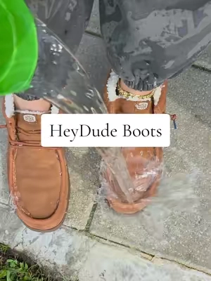 Water Repellent Cozy HeyDude Boots for Men @HeyDude #heydude #boots #mensfashion #slippers #TikTokshopbacktoschool 