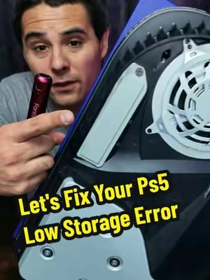 Let's Fix Your Ps5 Low Storage Error so your ready for the new gta6 drop! #ps5 #upgrade #storage #backtoschool #TikTokshopbacktoschool 