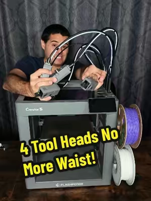 3D Printing has been changed forever! No more purging pooping or filament waist also mean multicolored Printing goes from days to hours! #3d #DIY #3dprinting #backtoschool #TikTokshopbacktoschool 