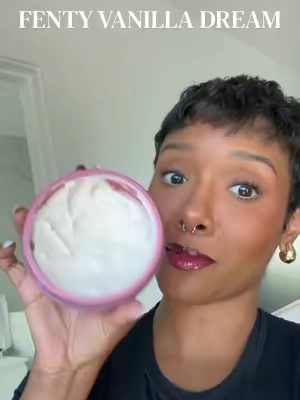 The Fenty vanilla dream butta drop is back in stock 😍 #fentybeauty #fentysuperbrandday #vanillascent #summervanilla #gourmand 