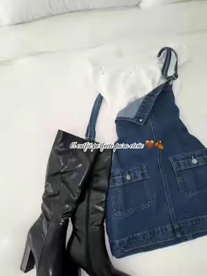 Tantas formas lindas de combinarlo! 🍁🤎 Peso 140 lbs y es talla chica. Es un poquito corto, pero los tirantes ajustables te permiten darle el largo perfecto a tu gusto ✨ #outfitdefall #overallsoutfits #vestidodeoverol #outfitdenim #outfitsdefall