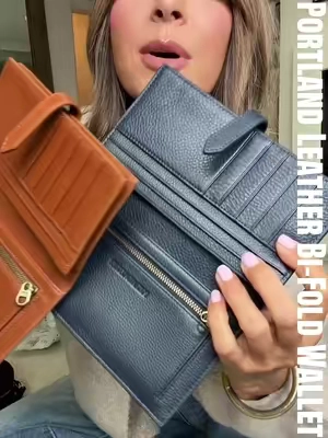 ✨Full grain leather along with a classic design. Can’t go wrong✨ #leatherwallet #leatherwallets #bifoldwallet #portlandleatherwallet #leathergoods 