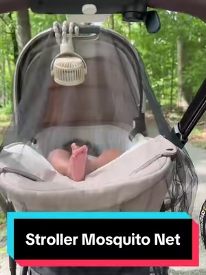 The things we do to spare our children 😅 . . . #mosquitonet #babystroller #babyessentials #outdooressentials #bugbites 