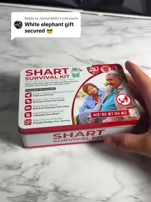 Replying to @Jaxsonsk8s funniest white elephant gift I’ve ever seen 🤣 #whiteelephant #whiteelephantgift #gaggift #shart 