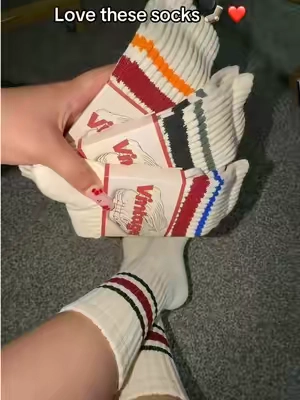 Unisex striped socks 🧦 #fyp #socks 