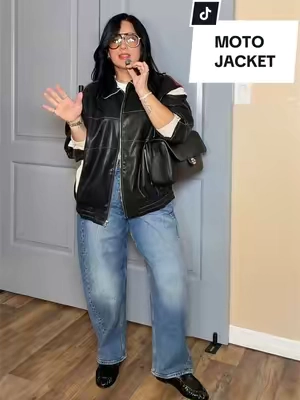 Moto Jacket #motojacket #leatherjacket 