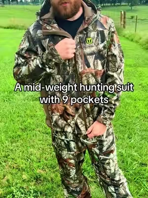 Plenty of storage, fleece lined, and a good option if you don’t want to jump straight to a heavy hunting suit. #tidewe #huntinggear #deerseason #huntingsuit #deerhunting