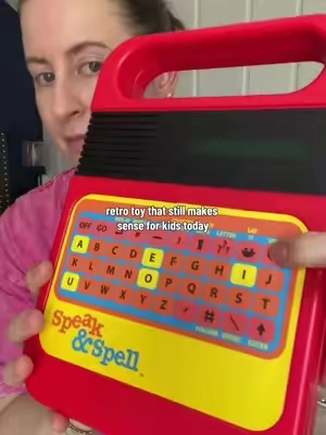 The Speak & Spell is a fun throwback that turns spelling into a game. Kids can practice recognizing and spelling words through interactive activities, giving them a screen-free way to keep their minds engaged. It’s great for quiet time, travel, school breaks, or whenever you want an activity that feels like play but still has an educational purpose. And if you remember playing with one yourself, the retro factor makes it even more fun