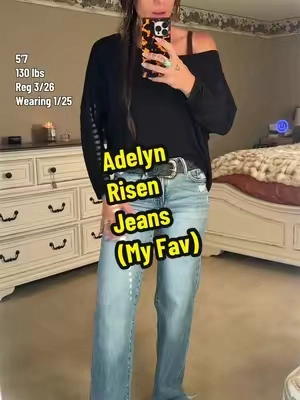 Seriously, my favorite jeans 🤩 @Wild Oak Boutique #risenjeans#midrisejeans#hipdips#widelegjeans#tummycontroljeans 
