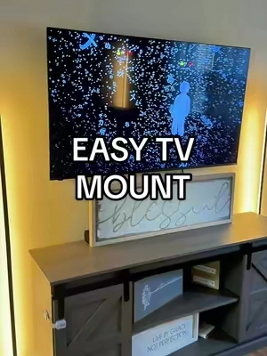 We did it. We did it. YEA 🤣🤭 #wallmount #tvwallmount #tvmounting #apartmentfriendly 