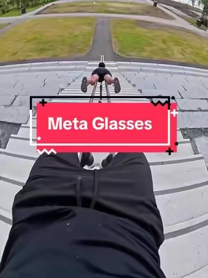 this is actual such a crazy sale #meta #glasses #rayban #pov #parkour 