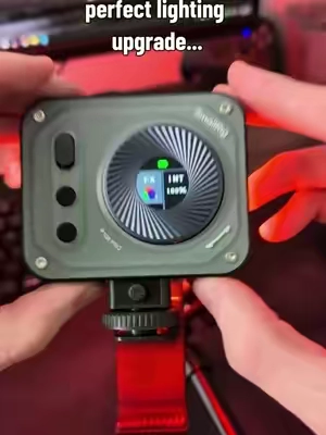 So many options with one little light...#lighting #creatorgear #smallrig #rgb #tiktokshop 