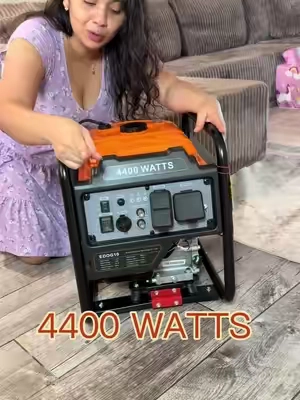 Con 4400 watts para levantar toda tu casa.                                     #tiktokshopsummersale #generador #efurdengenerator #blackfriday #tiktokshopcreatorpicks 