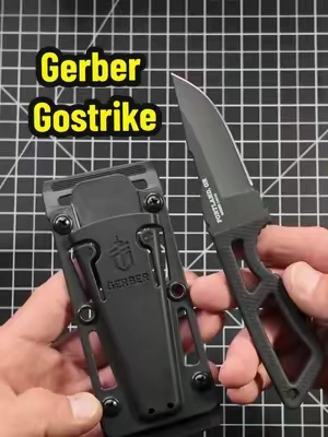 The Gerber Ghostrike is a compact full-tang fixed blade built for everyday carry. 🔥 3.3” ceramic-coated 420HC steel with a slim profile and included belt sheath. Tough, simple, and ready for everyday utility. #Gerber #GerberGear #Ghostrike #FixedBlade #EDCGear 