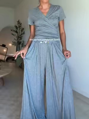 @Likemychoice this as a postpartum fit😍 size small, 5’7”, 125 #postpartum #postpartumoutfits #maternityclothes 