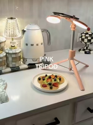 this is actually such a good little tripod 😭 extends up to 67”, has 2 fill lights + a bluetooth remote and folds up so small 🤌🏼 perfect for filming literally anywhere & it’s on sale rn!! #contentcreatormusthave #phonetripod #contentcreatortips #tiktokshopfinds #creatorfinds