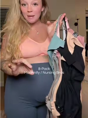 8-pack Maternity nursing bras / nursing bra - maternity bra - breastfeeding bra / postpartum bra / pregnancy/ breastfeeding/ postpartum #TikTokshopcreatorpicks 