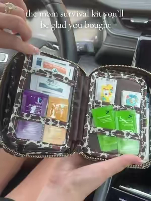 The one thing you don’t think you need… until you REALLY need it. 😅 I keep this 130 piece first aid kit in my car because little emergencies never seem to happen when you’re conveniently at home #MomMustHaves #MomEssentials #FirstAidKit #TikTokMadeMeBuyIt #MomLife
