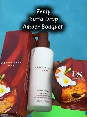 Fenty Skin Amber Bouquet is here in both Butta Drop Body Milk and Whipped Oil Body Cream. Whether you want lightweight moisture or rich, buttery hydration, you can layer up in this warm, luxe scent from head to toe. @Fenty Beauty @Fenty Skin  #BackToSchool #tiktokshopcreatorpicks #TikTokshopbacktoschool #bodycare #fenty 