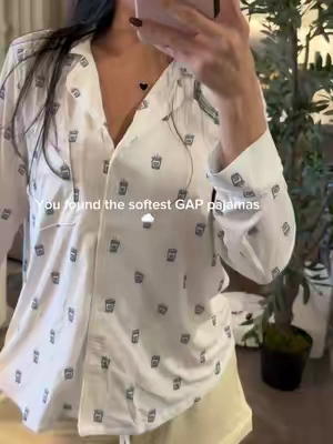 Si pudiera vivir todo el día en pijamas serían estas ☁️☁️😮‍💨 @Gap  #comfypjs #pajamas #pajamaset #TikTokShopFashion #gap 