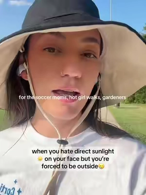 So I hate hats but this one I actually LOVE and use weekly.  HIGGGGHLY recommend #prequel #sunprotection  #soccermom #hat #widebrimhat 