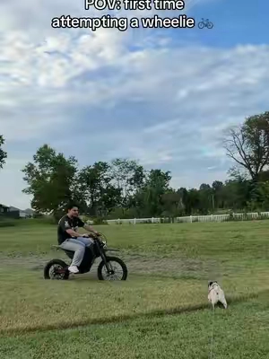 My dog said no wheelies on her watch. No dogs were harmed. 🐶🚲 
