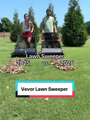 It really wasn’t even close.. #lawnsweeper #lawncare #yardwork #landscape #tiktokshopcreatorpicks 