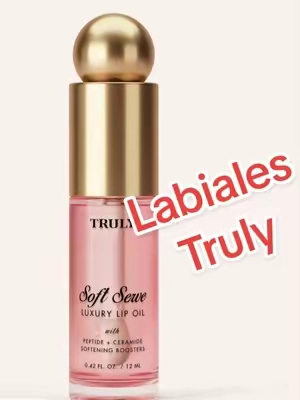 @Truly Beauty Aceite labial de lujo con péptidos | Fórmula hidratante que ayuda a dar volumen, con péptidos, vitamina E y ceramidas | Suaviza los labios secos y agrietados y ayuda a recuperar su suavidad | Acabado brillante y no pegajoso. #summervibe #tiktokshopsummersale #TikTokshopbacktoschool #lipoil 