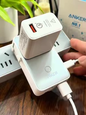 One Less Thing to Worry About Before an International Trip A * Before every international trip, l'd always Google the same thing... "What type of outlet does this country use?" Now I don't even think about it. This travel adapter comes with me everywhere. It works across multiple countries, has enough ports to charge my phone, laptop, earbuds, and watch at the same time, and it's compact enough to fit right into my carry-on. No more packing multiple chargers. No more outlet surprises when I arrive. Just plug in and start enjoying the trip. 06 One less thing to stress about before traveling. #anker #traveladapter #internationaltravel #travelessentials #tiktokshopsummersale
